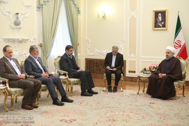 Ramadan Abdullah meet President Hassan Rouhani