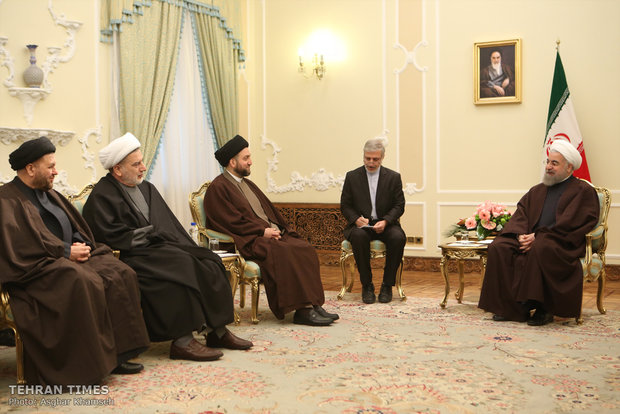 Ammar Hakim meet President Hassan Rouhani