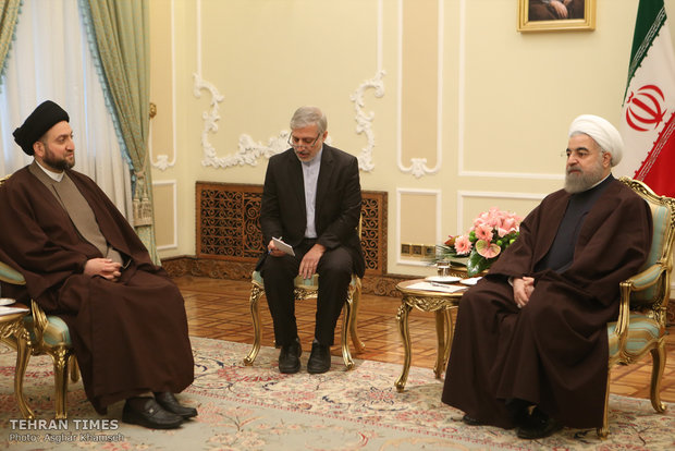 Ammar Hakim meet President Hassan Rouhani