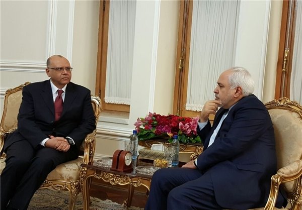 دیدار ظریف و یاسر عثمان