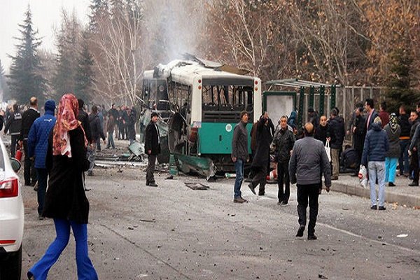 انفجار در شهر «قیصریه» ترکیه ۱۳ کشته و ۴۸ زخمی برجای گذاشت