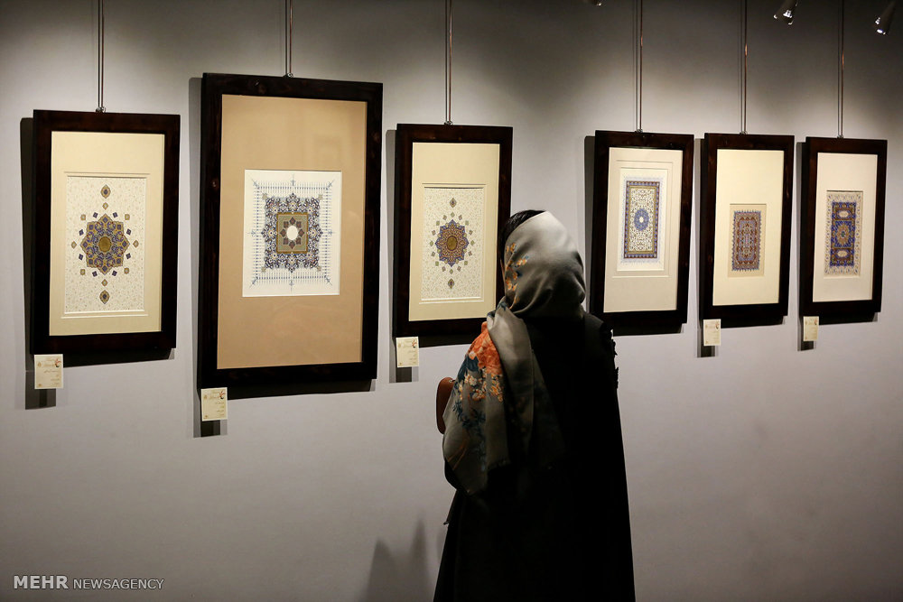 برپایی نمایشگاه آثار تذهیب و نگارگری استاد بهرام مهربان در سنندج