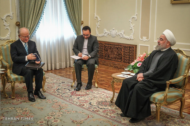 IAEA’s Amano holds talks with Rouhani in Tehran