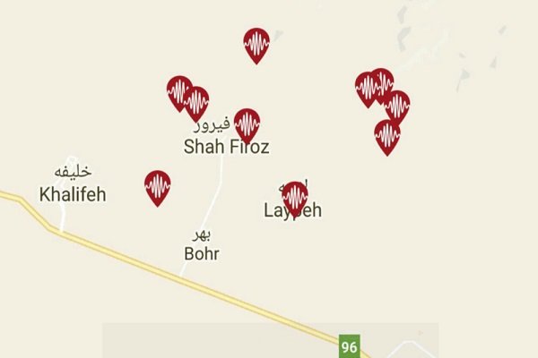 42 هزة أرضية تضرب محافظة بوشهر جنوب ايران