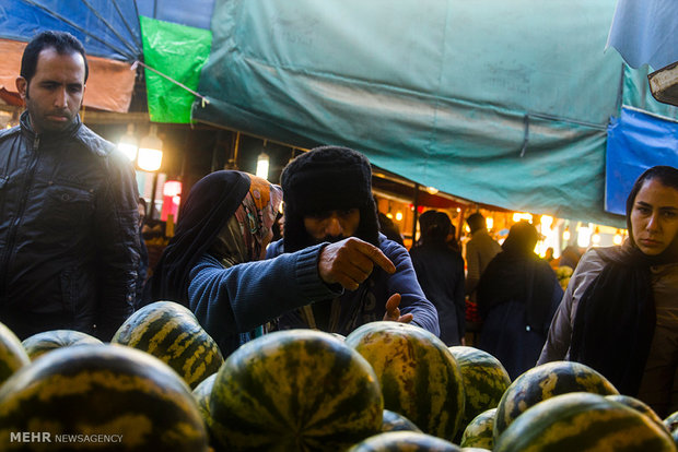 خرید شب یلدا در گرگان