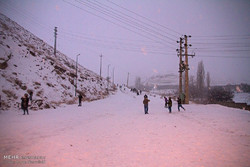 نخستین برف زمستانی برخی مدارس استان سمنان را تعطیل کرد