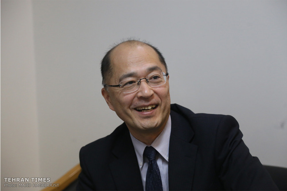 Kohei Sato, the chief of JICA office in Iran