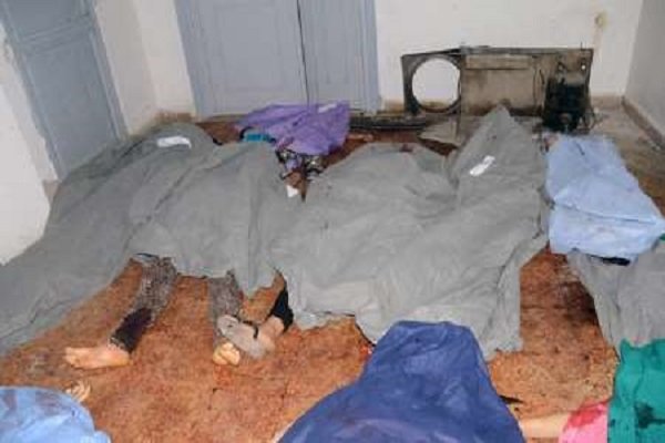 کشف اجساد ۲۱ غیرنظامی سوری اعدامی توسط تروریست ها در «حلب»