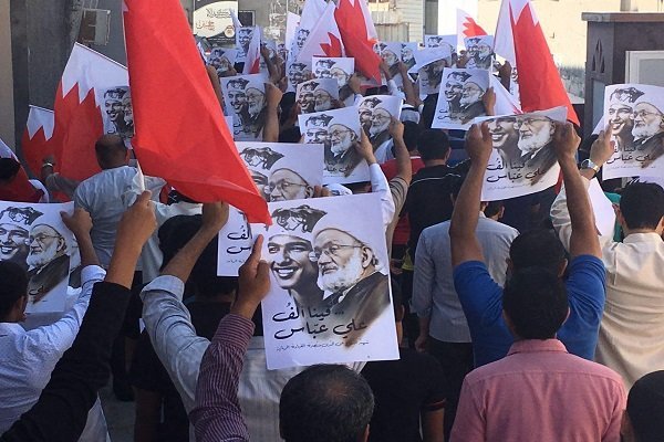 تداوم فعالیت‌های میدانی مردم بحرین در دفاع از شیخ عیسی