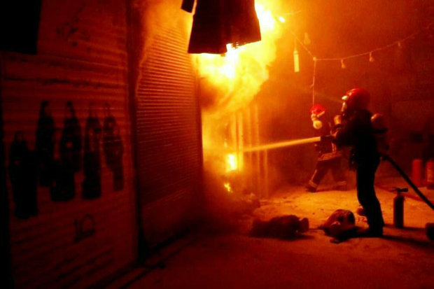 حادثه آفرینی کنتور های برق در بازار بزرگ تهران