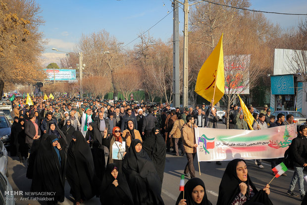 بزرگداشت مراسم نهم دی در کرج