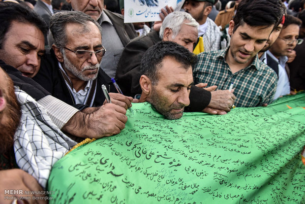 بزرگداشت مراسم نهم دی در شیراز