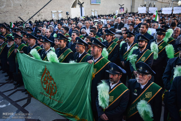 بزرگداشت مراسم نهم دی در شیراز