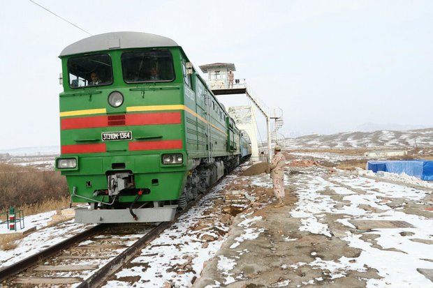 First Nakhchivan train enters Mashhad