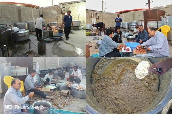سنت مردم استان بوشهر در هنگام خشکسالی؛ پخت هریسه برای نزول باران