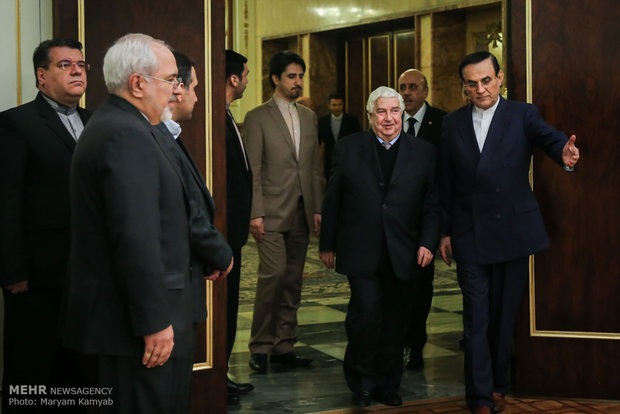 Rouhani meets with Syrian FM