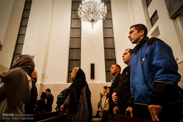 New Year celebration in Sarkis Cathedral