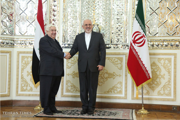 FMs of Iran, Syria meet in Tehran
