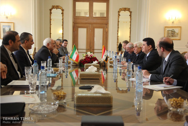 FMs of Iran, Syria meet in Tehran