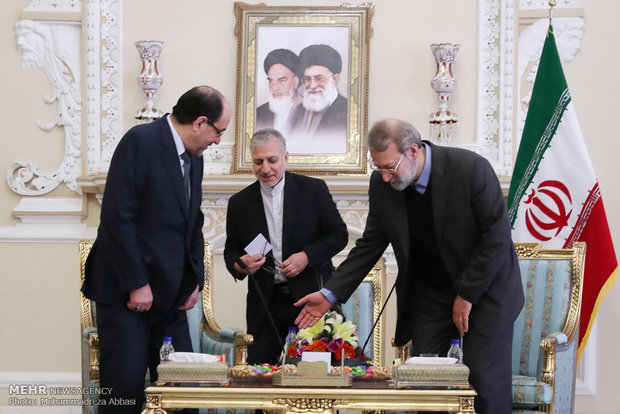 Larijani meets with Iraqi VP