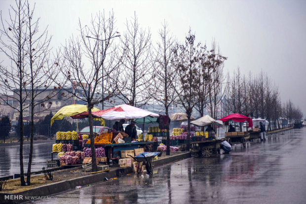 یک روز بارانی در کابل