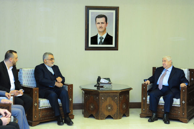 Al-Muallem, Boroujerdi discuss Aleppo ceasefire