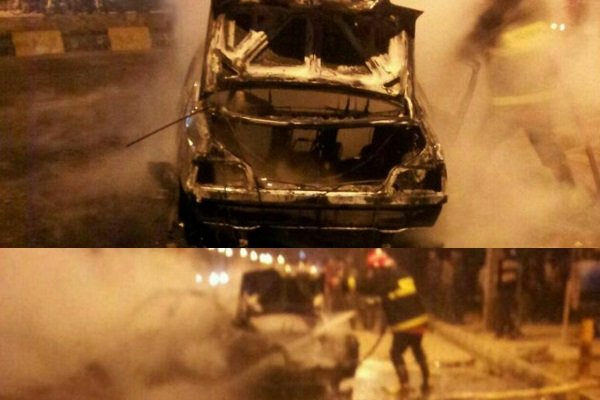 نیروی انتظامی ماجرای تعقیب و آتش سوزی خودرو در گناوه را تشریح کرد