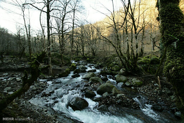 Meskin waterfall in Astara