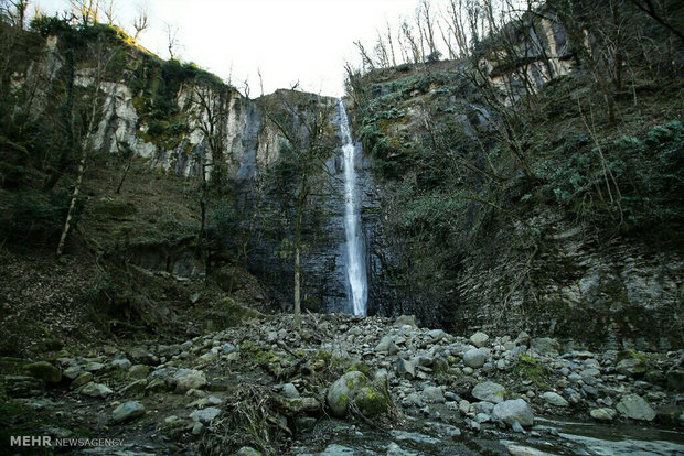 Meskin waterfall in Astara