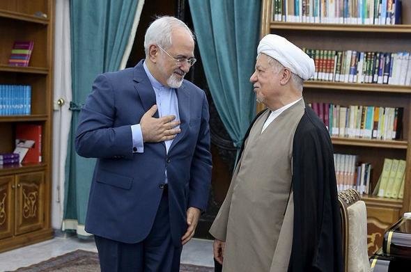 Zarif condoles demise of Ayat. Hashemi Rafsanjani