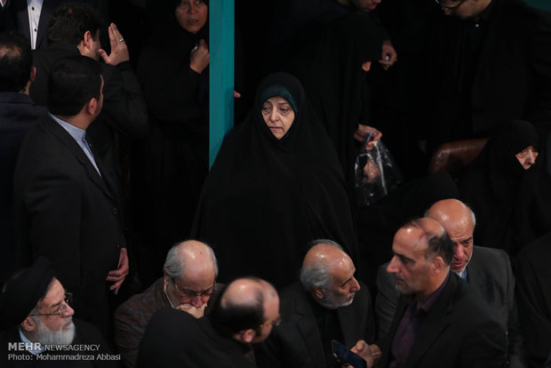 Ayat. Hashemi’s farewell ceremony