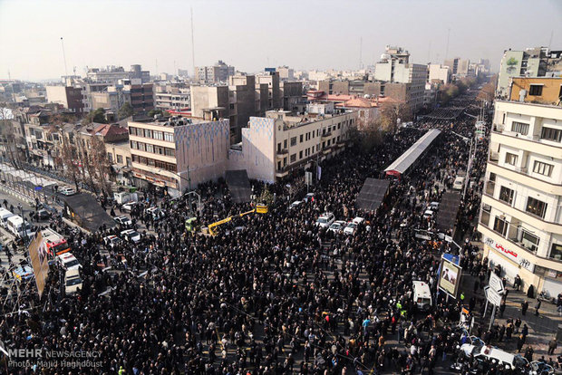 Massive crowd shows up to Rafsanjani's funeral