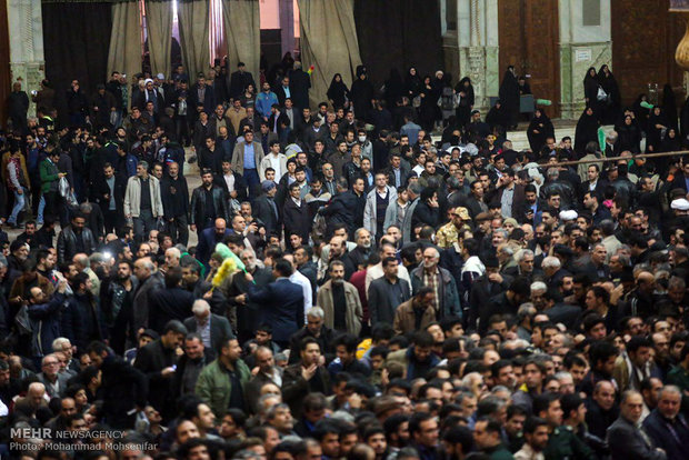 Massive crowd shows up to Rafsanjani's funeral