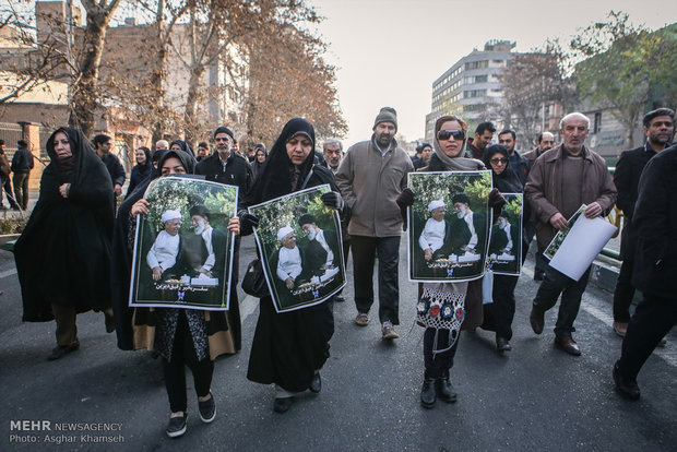 شوارع طهران في مراسم تشييع الراحل آية الله هاشمي رفسنجاني