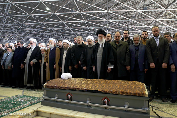 Iran holds funeral ceremony for Rafsanjani   