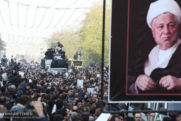Iran holds funeral ceremony for Rafsanjani
