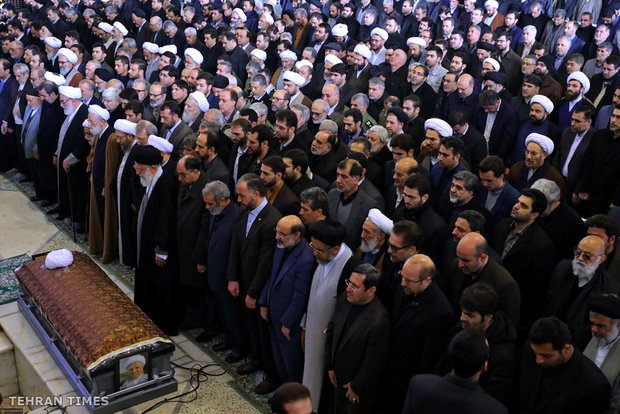 Iran holds funeral ceremony for Rafsanjani