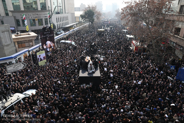 Iran holds funeral ceremony for Rafsanjani