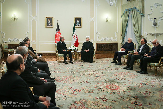 دیدار رئیس اجرایی دولت افغاستان با رئیس جمهور