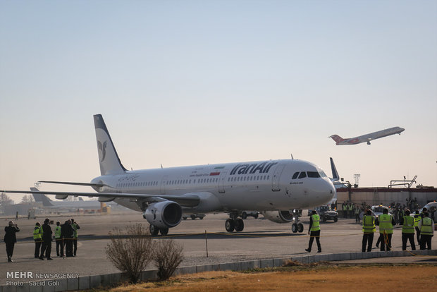 First Airbus lands in Tehran’s Mehrabad Airport