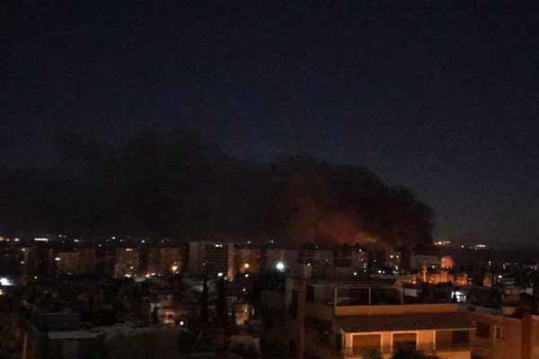 اسرائیل کی شام کے فوجی ایئرپورٹ پر بمباری