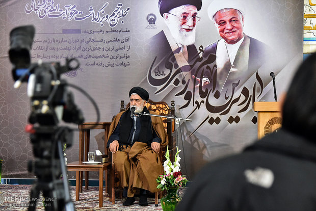 Tribute ceremony for Ayat. Hashemi in Mashhad   