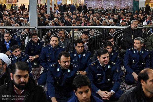 Tribute ceremony for Ayat. Hashemi in Mashhad   