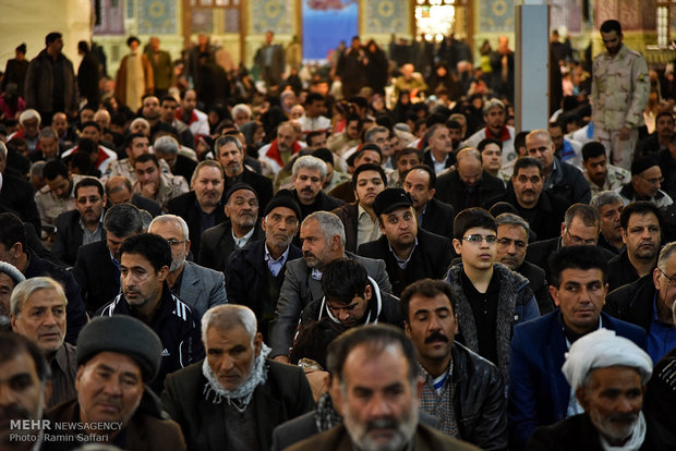 Tribute ceremony for Ayat. Hashemi in Mashhad   