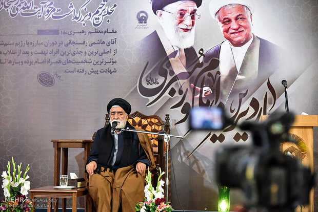 Tribute ceremony for Ayat. Hashemi in Mashhad   