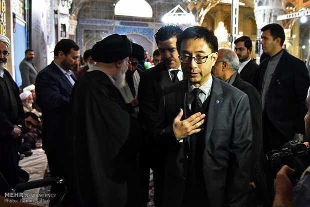 Tribute ceremony for Ayat. Hashemi in Mashhad   