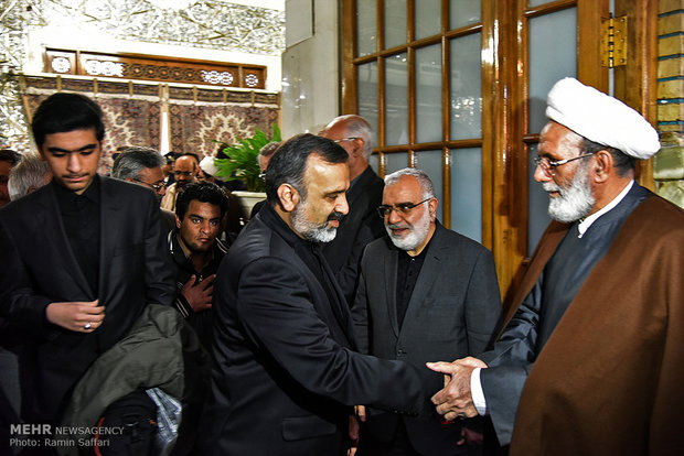 Tribute ceremony for Ayat. Hashemi in Mashhad   