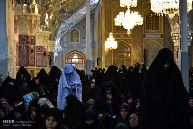 Tribute ceremony for Ayat. Hashemi in Mashhad   