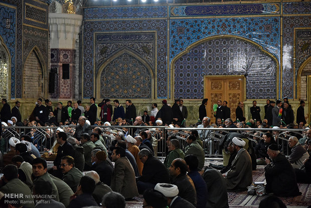 Tribute ceremony for Ayat. Hashemi in Mashhad   