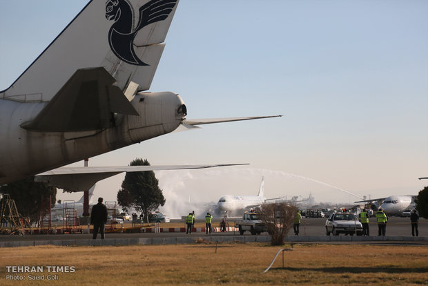 Iran Air's Airbus A321 Arrived in Tehran